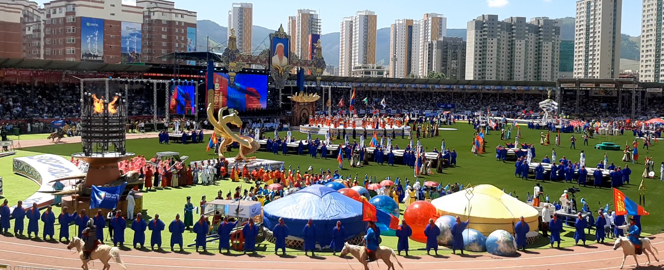Naadam Festival opening ceremony — Ulaanbaatar